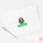Gepersonaliseerde draak stickers kleurrijk (Envelop)