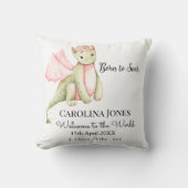 Gepersonaliseerde Dragon Baby Keepsake Kussen (Voorkant)