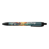 Gepersonaliseerde Dragon-naam Zwarte Inkt Pen (Bodem)
