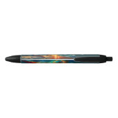 Gepersonaliseerde Dragon-naam Zwarte Inkt Pen (Achterkant)