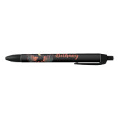 Gepersonaliseerde Dragon-naam Zwarte Inkt Pen (Bodem)