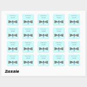 Gepersonaliseerde Dragonfly Sticker Bookplaat (Vel)