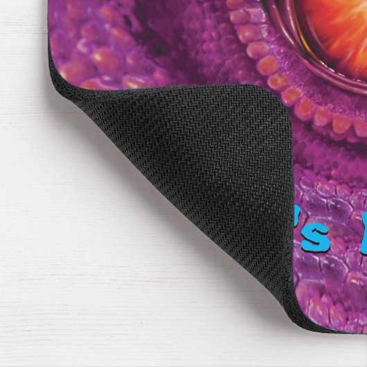 Gepersonaliseerde Dragon's Eye mousemat Muismat (Hoek)