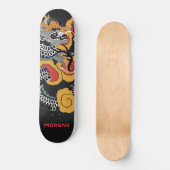 Gepersonaliseerde drakenskateboard persoonlijk skateboard (Voorkant)