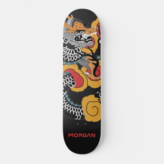 Gepersonaliseerde drakenskateboard persoonlijk skateboard (Voorkant)
