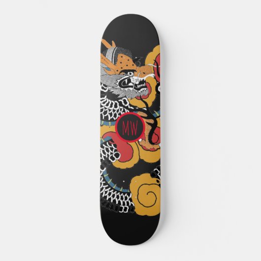 Gepersonaliseerde drakenskateboard persoonlijk skateboard (Voorkant)