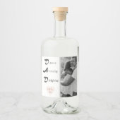 Gepersonaliseerde drankflesetiketten | Cadeau voor Likeurfles Etiket (Voorkant)