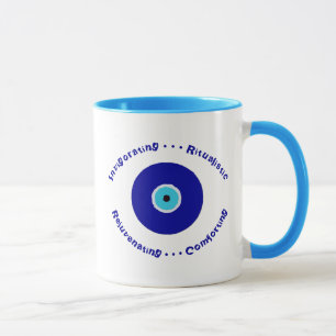 Gepersonaliseerde Dream Blue Evil Eye Amulet Mok