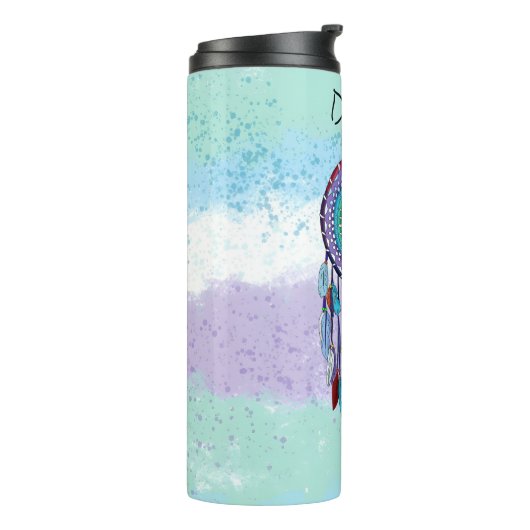 Gepersonaliseerde Dreamcatcher Thermosbeker (Gedraaid links)