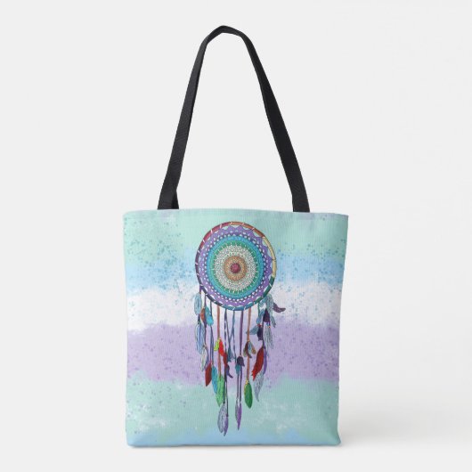 Gepersonaliseerde Dreamcatcher Tote Bag (Achterkant)