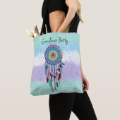 Gepersonaliseerde Dreamcatcher Tote Bag (Dichtbij)