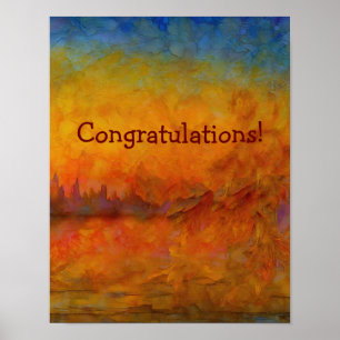 Gepersonaliseerde "Dreamscape Awakening - Abstract Poster