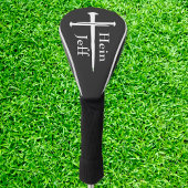 Gepersonaliseerde Drie Nagels Wit Kruis Christelij Golfheadcover