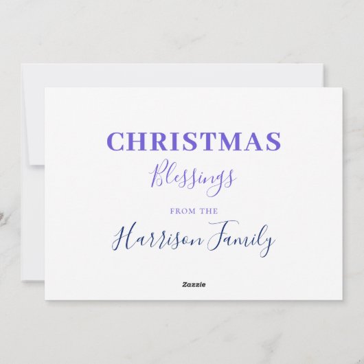 Gepersonaliseerde drie wijze Mannen waterverf Feestdagenkaart (Achterkant)