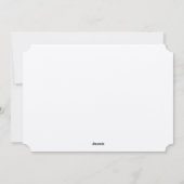 Gepersonaliseerde Drink Tickets Vouchers Tokens Dr Feestdagenkaart (Achterkant)