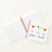 Gepersonaliseerde Drinken van Cocktail Party Cosmo Notitieboek (Binnen)