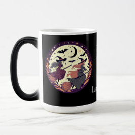 Gepersonaliseerde Dubbele Problemen Halloween Magische Mok