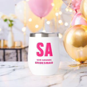 Gepersonaliseerde dubbele schaduw monogram bruidsm