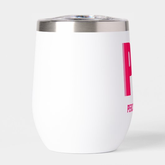 Gepersonaliseerde Dubbele Schaduw Monogram Initiaa (Voorkant)