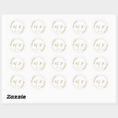 Gepersonaliseerde Duidelijke Stickers voor Wedding (Vel)