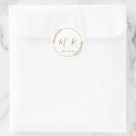 Gepersonaliseerde Duidelijke Stickers voor Wedding (Tas)