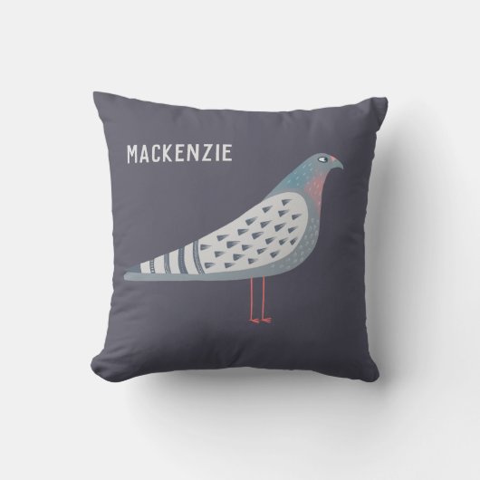 Gepersonaliseerde duif kussen (Voorkant)