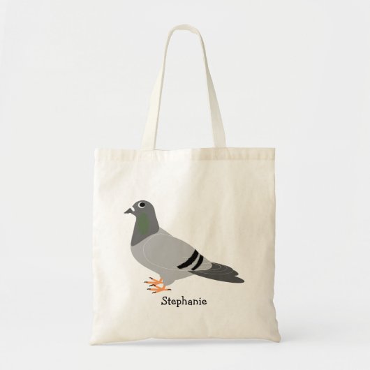 Gepersonaliseerde duif tote bag (Voorkant)