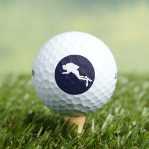 Gepersonaliseerde duiker golfballen