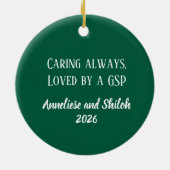 Gepersonaliseerde Duitse kortharige wijzerverpleeg Keramisch Ornament (Achterkant)