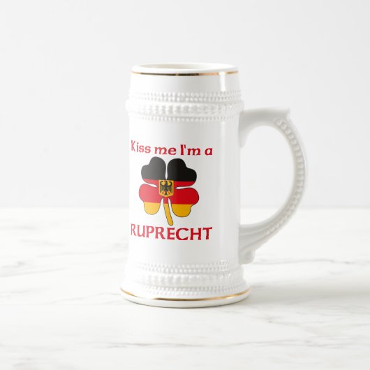 Gepersonaliseerde Duitse kus Ik ben Ruprecht Bierpul (Rechts)