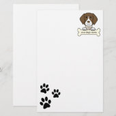 Gepersonaliseerde Duitse Shorthaired Pointer Briefpapier (Voorkant / Achterkant)