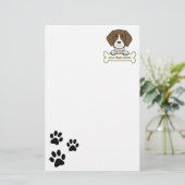 Gepersonaliseerde Duitse Shorthaired Pointer Briefpapier (Staand voorkant)