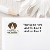 Gepersonaliseerde Duitse Shorthaired Pointer Etiket (Insitu)