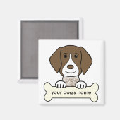 Gepersonaliseerde Duitse Shorthaired Pointer Magneet (Voorkant / Achterkant)
