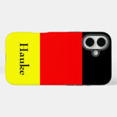 Gepersonaliseerde Duitse vlag Case-Mate iPhone Case (Achterkant (horizontaal))