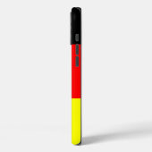 Gepersonaliseerde Duitse vlag Case-Mate iPhone Case (Achterkant / Links)