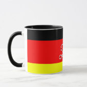 Gepersonaliseerde Duitse vlag combo Mok (Links)