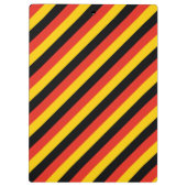 Gepersonaliseerde Duitse vlag Klembord (Achterkant)