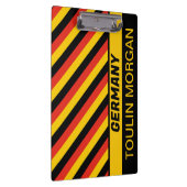 Gepersonaliseerde Duitse vlag Klembord (Rechts)