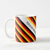 Gepersonaliseerde Duitse vlag Koffiemok (Links)