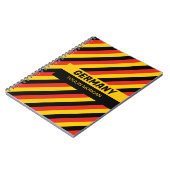 Gepersonaliseerde Duitse vlag Notitieboek (Linkerzijde)