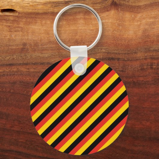 Gepersonaliseerde Duitse vlag Sleutelhanger (Achterkant)