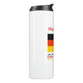 Gepersonaliseerde Duitse vlag Thermosbeker (Gedraaid links)