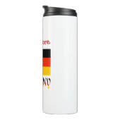 Gepersonaliseerde Duitse vlag Thermosbeker (Geroteerd rechts)