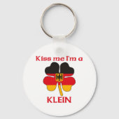 Gepersonaliseerde Duitser Ik ben Klein Sleutelhanger (Voorkant)