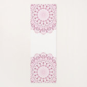 Gepersonaliseerde Dusky Roos Confetti Lace Dot Man Yogamat (Achterkant)