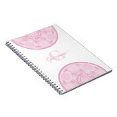 Gepersonaliseerde Dusky Roos Grand Millennial Mand Notitieboek (Rechterzijde)