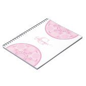 Gepersonaliseerde Dusky Roos Grand Millennial Mand Notitieboek (Linkerzijde)