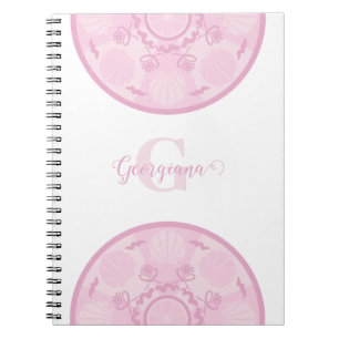 Gepersonaliseerde Dusky Roos Grand Millennial Mand Notitieboek