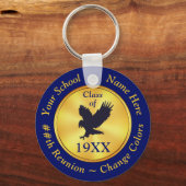 Gepersonaliseerde EAGLE, klasse reünie partij guns Sleutelhanger (Voorkant)